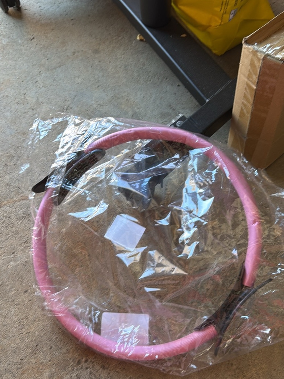 Pink Fitness Ring for Home Games - Lightweight Hula Hoop